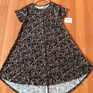 BNWT XS CARLY black and floral